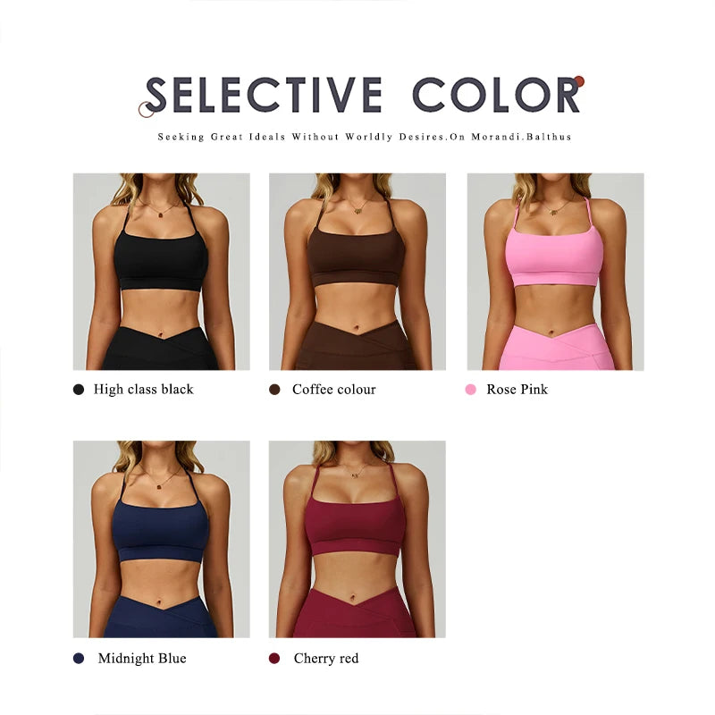 KAVRA Sports Bra for Women – Casual Running, Yoga & Gym Top | Quick-Dry, Breathable, Push-Up, Comfortable Fitness Wear