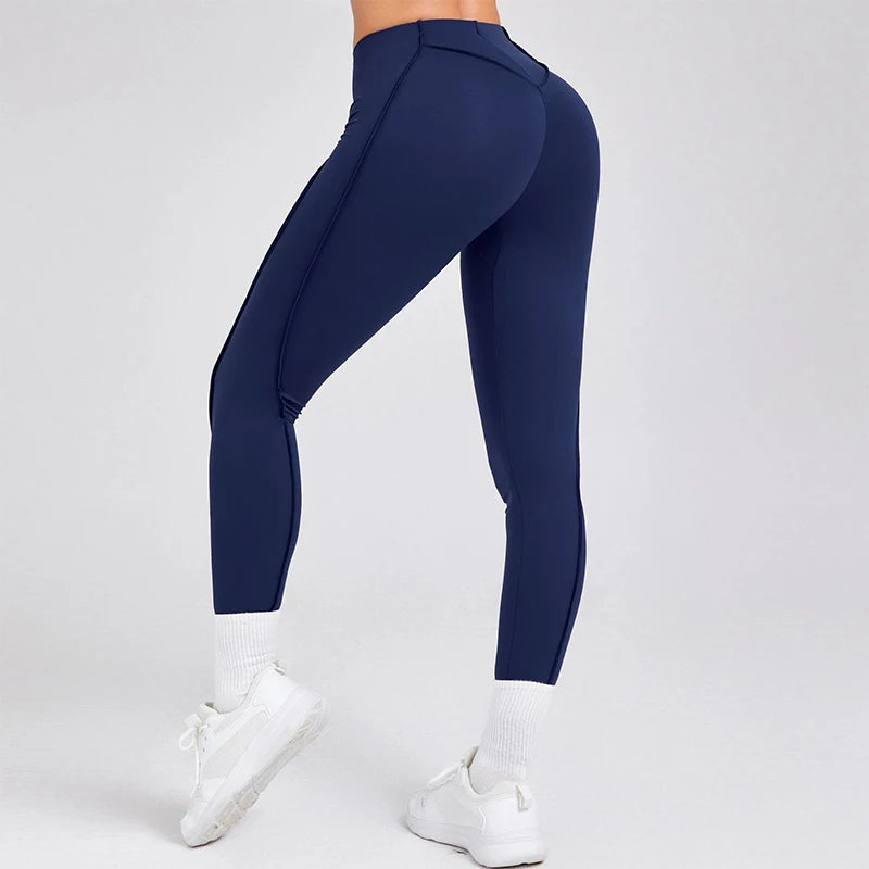 KAVRA High Waist Push-Up Leggings – Yoga, Gym & Running Performance Wear