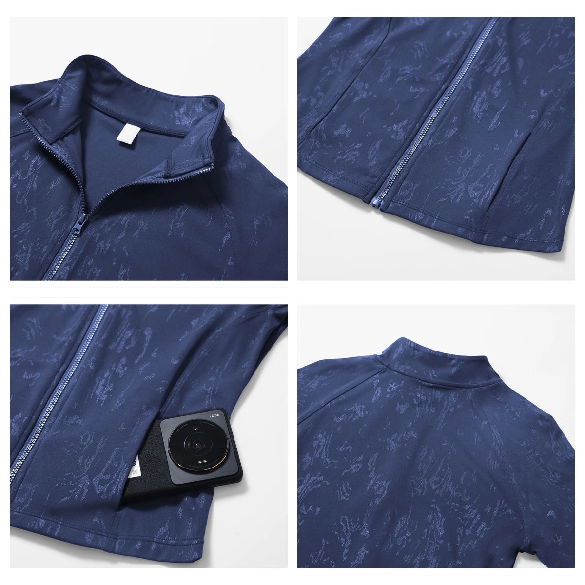 KAVRA Seamless Tracksuit Set – Long Sleeve Crop Top & High Waist Leggings